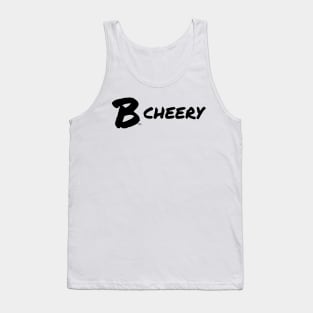 B Cheery, Black Tank Top